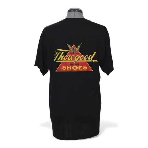 Thorogood Shoes Graphic T Shirt Black Short Sleeve Mens Size M - Picture 2 of 6